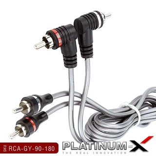 PLATINUM-X สายสัญญาณ สายRCA สายสัญญาณ ทองแดงแท้ /สายRCA สีทูโทน สัญญาณเดินได้ดี เต็มระบบ