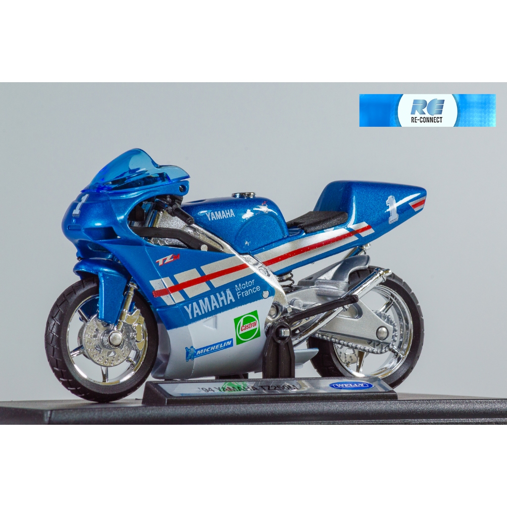 โมเดลรถมอเตอร์ไซค์ รถจักรยานยนต์ ยามาฮ่า ของเล่น Welly 1:18 Motorcycle 94 Yamaha TZM TZ250M Motor Sp