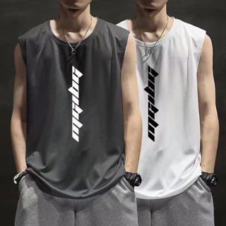 พร้อมส่ง เสื้อกล้ามสำหรับผู้ชาย กีฬา เสื้อกล้ามลำลอง ผ้าดีใส…