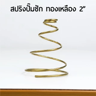 สปริงปั๊มชัก ทองเหลือง สแตนเลส 1" 11/2" 2" 2"สปริงตรง ทนทานสูง ส่งจากไทยรวดเร็ว