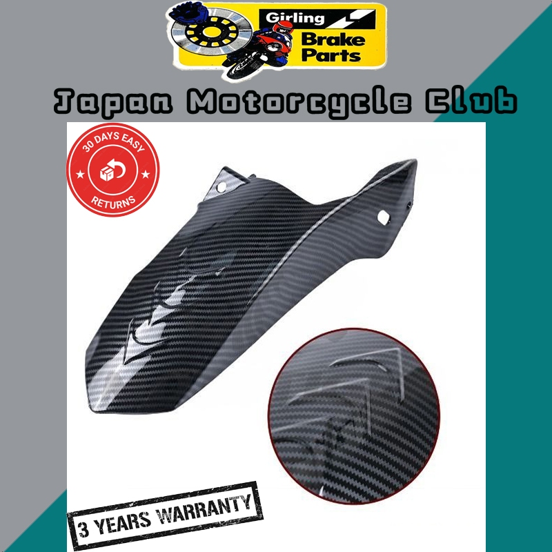JAPAN MOTORCLUB บังโคลนยางหลังรถจักรยานยนต์ คุณภาพสูง สําหรับ Honda Click 125 150 V2 Game Changer V1