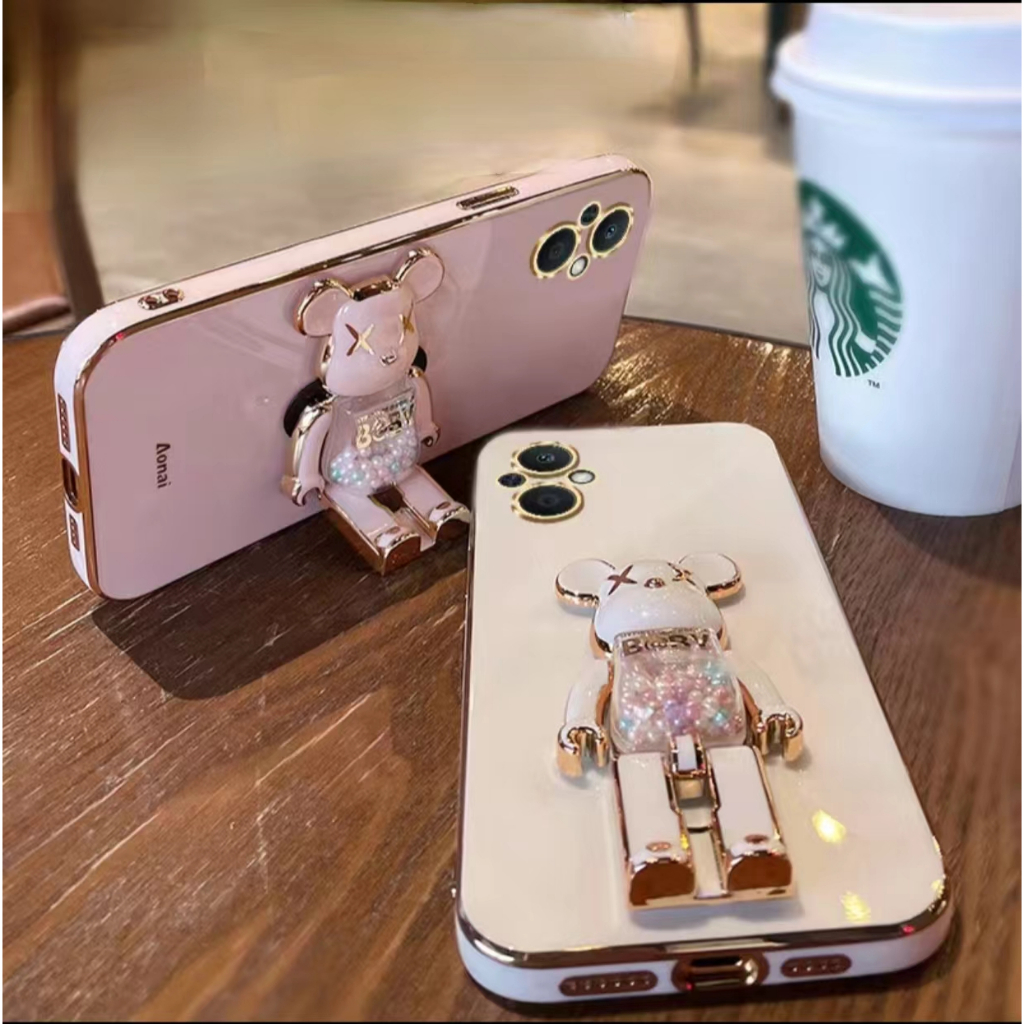 เคส ขา ตั้ง หมี สำหรับรุ่น Realme c67 note50 c11(2021) c67 c65