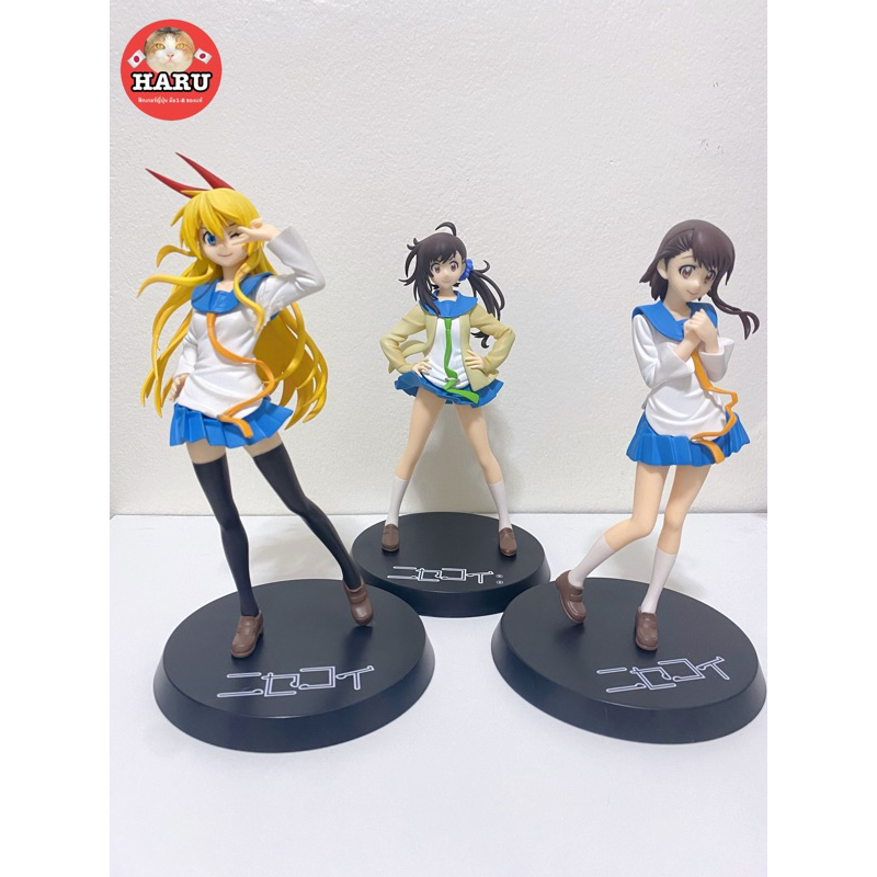 [พร้อมส่ง/มือ2/เเท้]🇯🇵 Nisekoi - Chitoge Kirisaki, Haru Onodera, Kosaki Onodera - Sega Premium - Anime Figure Figurine