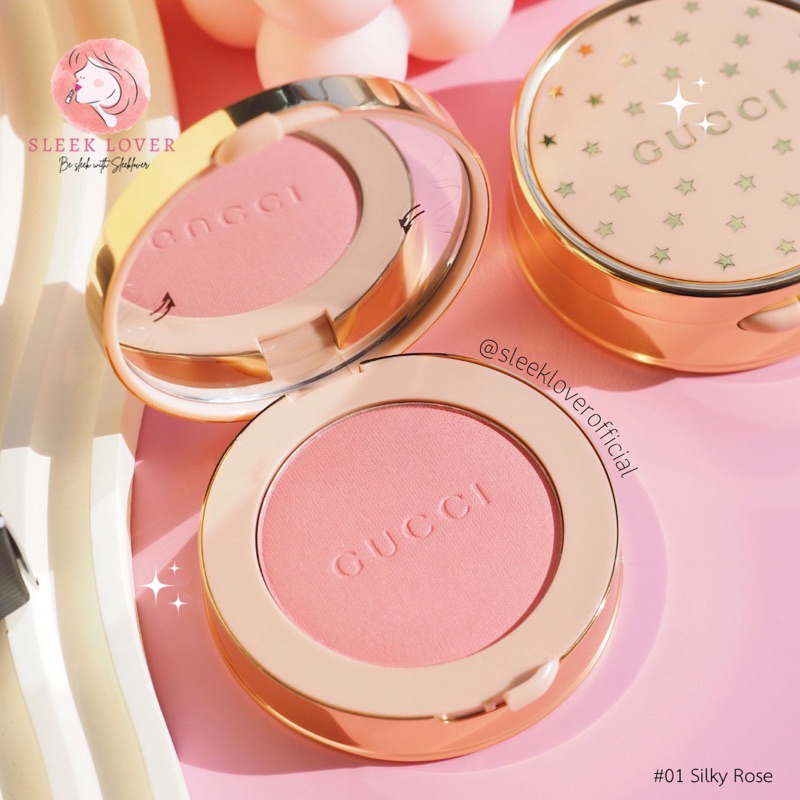 [เหลือ 1,240.- "เก็บโค้ดทักแชท"] พร้อมส่ง&แท้ป้ายไทย Gucci Blush De Beaute เบอร์ 01 Silky Rose