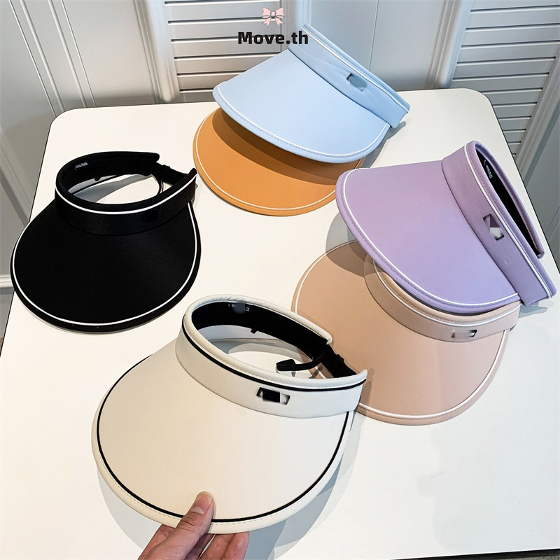 ในไทย-พร้อมส่ง หมวกหมวก หมวกปีกกว้าง หมวกนักกอล์ฟหญิง กันแดด กันความร้อน กันUV แบบพับได้ แบบพกพา ผู้ชายและผู้หญิง-M