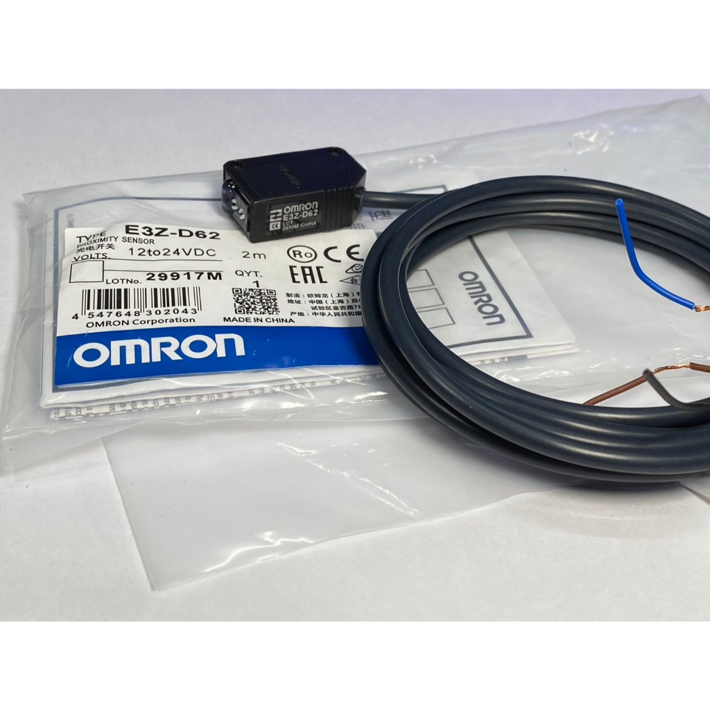 Photoelectric switch E3Z-D62 Omron เซ็นเซอร์โฟโตอิเล็กทริค