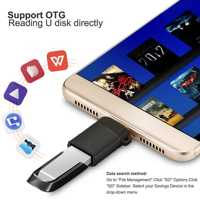 ตัวแปลง usb3.0 otg ดาวน์โหลด tog สายเคเบิลข้อมูล USB แท็บเล็ตสองในหนึ่งเดียวที่เชื่อมต่อกับเมาส์ Android