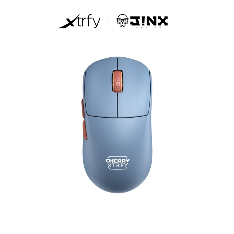 Cherry Xtrfy M68 Wireless (BLUE) เมาส์เกมมิ่งไร้สาย - ประกันศูนย์ 2 ปี