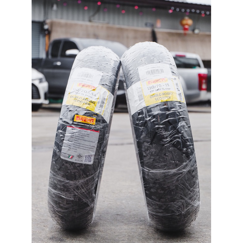 ยาง PIRELLI ROSSO SCOOTER ใส่ PCX160 ไซส์เดิม คู่ละ 4,200฿ (ยางปี 25) - รูปที่ 2
