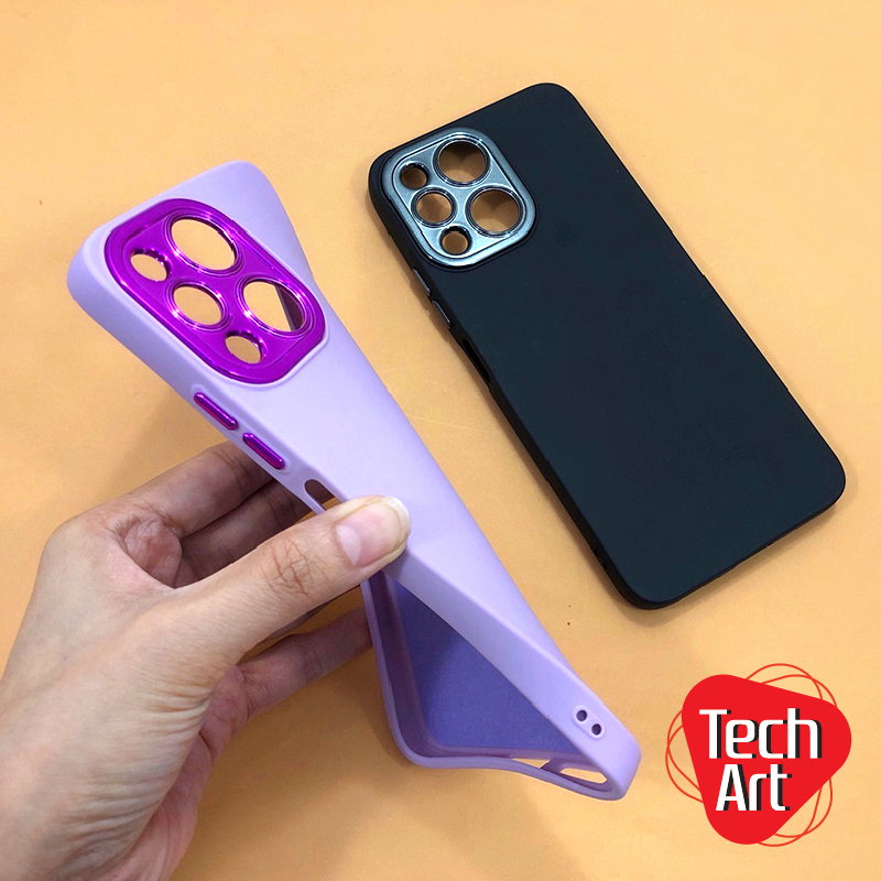 Vivo เคสนิ่มหลากสี V27 V27Pro V29e V30 V30Pro Y01 Y01A Y02 Y02A Y02s Y02T Y03 Y11/Y17กันเลนส์กล้องด้