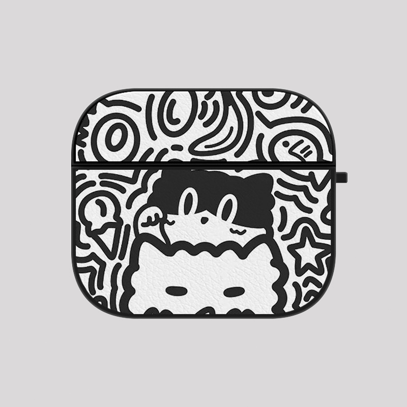 พร้อมส่งในไทย เคส ใช้สำหรับ Airpods 3 Soft Case for Airpods pro 2 ลูกแมว หนัง เคส ใช้สำหรับ แอร์พอร์ต gen2 1 2022