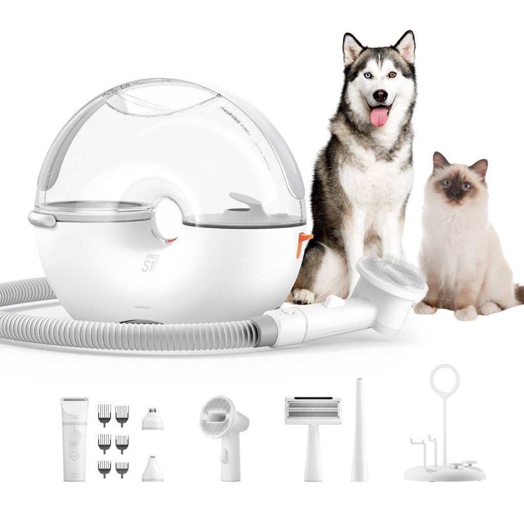 Neakasa S1 Pro เครื่องแปรงขน/ตัดแต่งพร้อมดูดเก็บทันที( 8 in 1 มัลติฟังก์ชัน ) Pet Grooming&Vacoom Kit S1 - รูปที่ 7