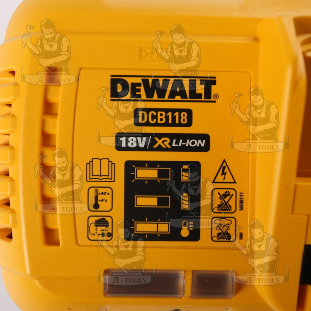 +ส่งฟรี+ DEWALT แท่นชาร์จแบตเตอรี่ แบบชาร์จเร็ว รุ่น DCB118-KR 10.8-60V 6.0AH DCB118 **ส่งเร็ว ของแท้100%** - รูปที่ 3