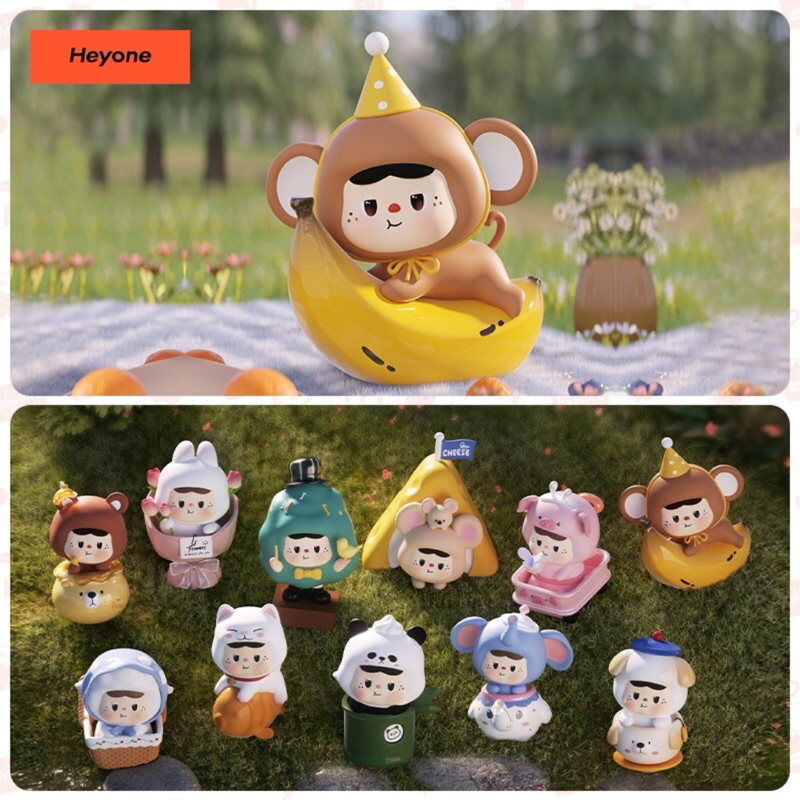 ❣️พร้อมส่ง❣️ HEYONE :  BAOBAO  Perfect Spring with BAOBAO Blind Box Series 😊🧺🌷