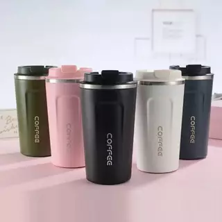 แก้วกาแฟความจุ480ml สแตนเลส มีทั้งหมด 5 สี รุ่นH005