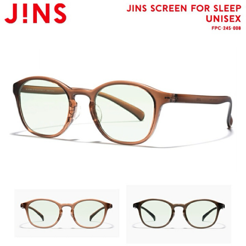 [JINS SCREEN FOR SLEEP] แว่นตากรองแสงสีฟ้า JINS Glasses Blue Light Cut Blue Light Home Time Glasses Glasses Wellington