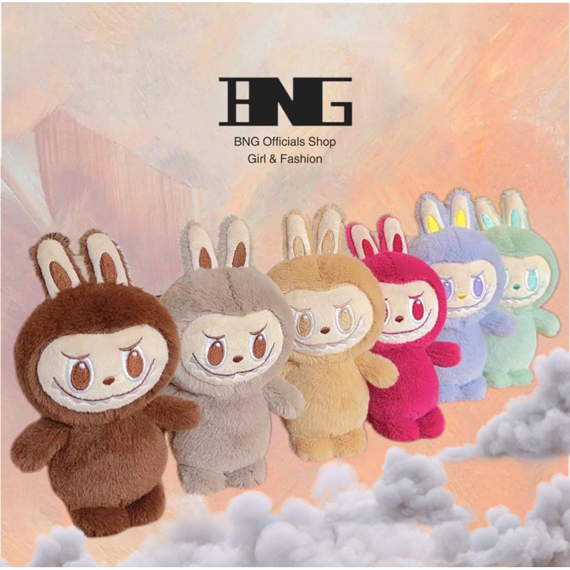 BNG-Labubu-พวงกุญแจตุ๊กตา ขนสั้น มาใหม่ พร้อมส่ง