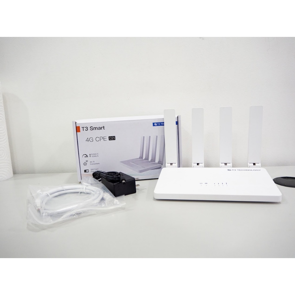 T3 Smart 4G CPE C21 Router WIFI เราเตอร์กระจายสัญญาณไวไฟ รูปที่ 3