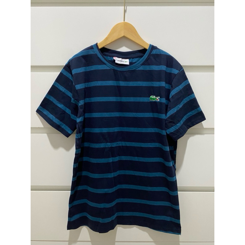 เสื้อยืดคอกลม ลายขวาง