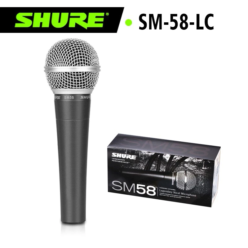 ไมโครโฟนมีสาย shure รุ่น SM58 microphone ไมคโครโฟนสำหรับร้องเพลง Product Description มี 2แบบๆมีสวิตช์กับไม่มีสวิตช์