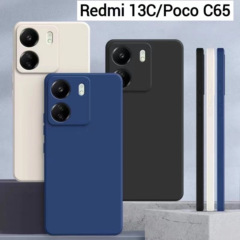 เคส Xiaomi Redmi 13C เสี่ยวหมี่ เรดมี่ 13ซี เคสซิลิโคนนิ่ม กันกล้อง สีพาสเทล TPU หนา