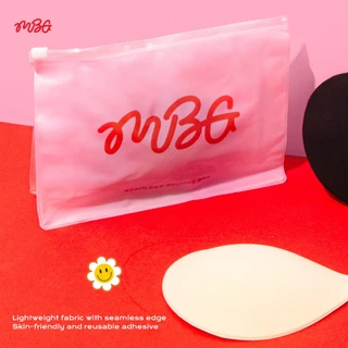 Seamless บราไร้ขอบ มีคัพ A-F (ไม่เสริมฟองน้ำ) ตะขอ silver บางเพียง 2 mm. ช่วยดันทรง อกชิด กาวติดแน่น กันน้ำ | missBBgirl