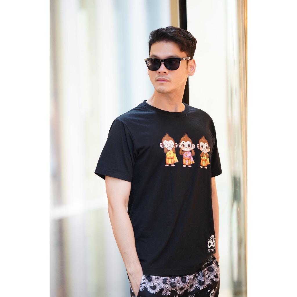 เสื้อยืดลายลิงสุดน่ารัก เนื้อผ้า พรีเมี่ยม