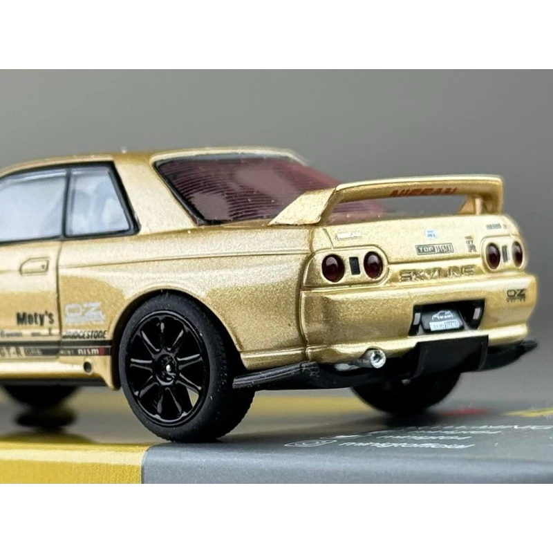 ▫️Top Secret Gold Nissan Skyline GT-R VR32 ( R32 ) #431 [ JAPAN EXCLUSIVE PRODUCT ] Scale 1:64 ยี่ห้อ Minigt ราคา ถูกที่สุด ดีลบีเคเค แกลเลอรีภาพที่ 4