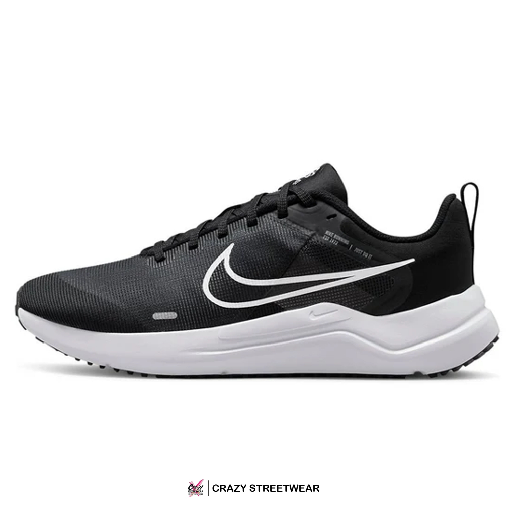 Nike Downshifter 12 'Black White' (DD9293-001 / DD9294-001) สินค้าลิขสิทธิ์แท้ Nike รองเท้า ไนกี้ของแท้ รองเท้าวิ่ง