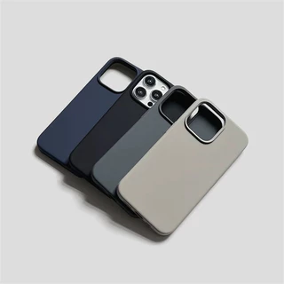 Supercase | i6-i15promax เคสซิลิโคน บุกำมะหยี่ สีดำ สีกรม