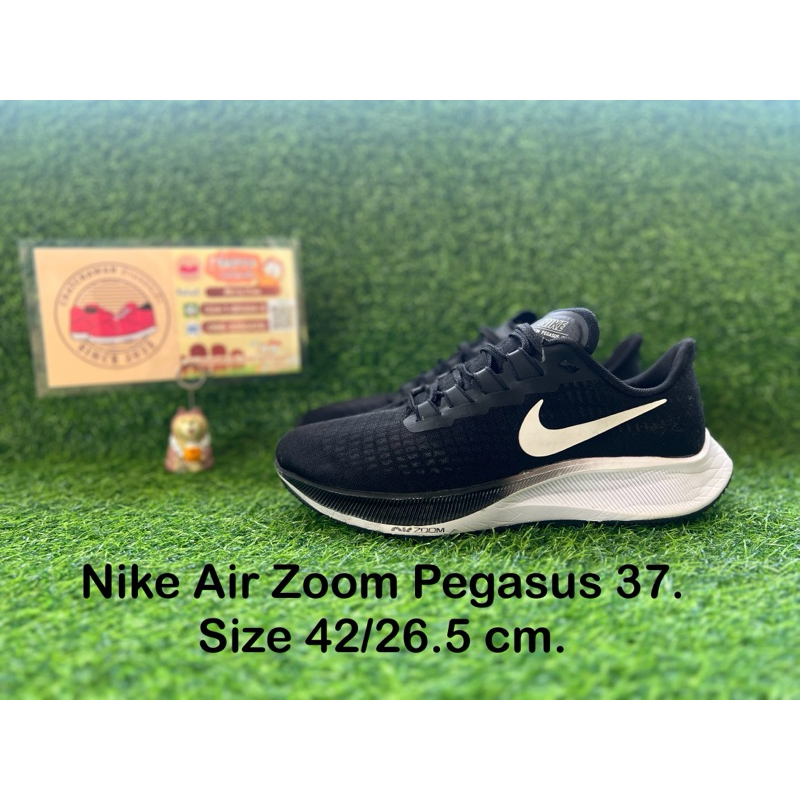 Nike Air Zoom Pegasus 37. Size 42/26.5 cm.  #รองเท้าไนกี้ #รองเท้าผ้าใบ #รองเท้าวิ่ง #รองเท้ามือสอง #รองเท้ากีฬา
