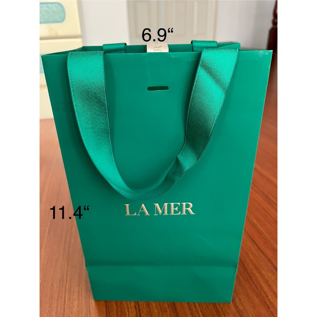 ถุงกระดาษแบรนด์เนมแท้ LAMER/ VERSACE/ Celine/ PRADA/ VALENTINO/ Charlotte Tilbury/ Roger Vivier/ Gio