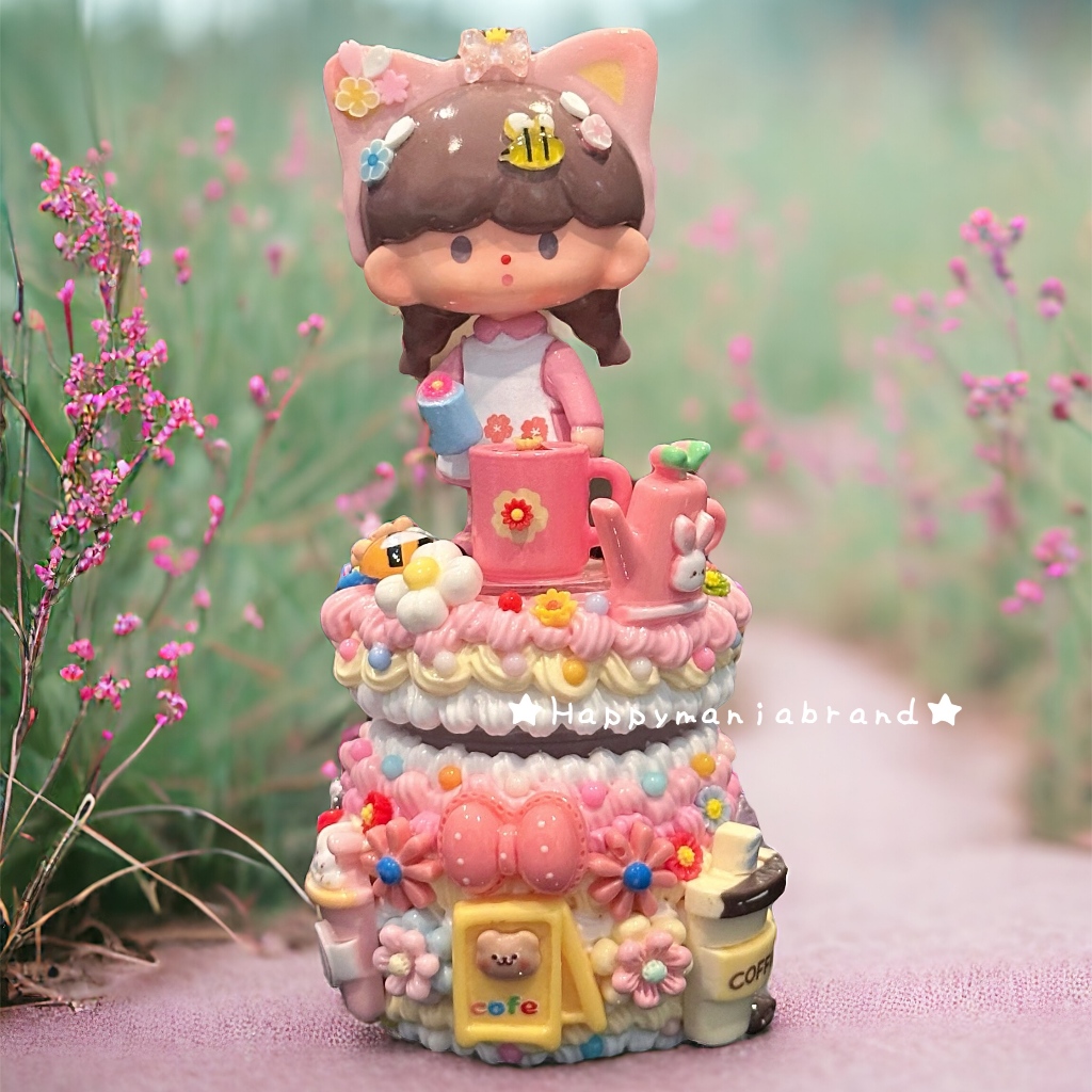 [พร้อมส่ง] เคสยาดม DIY น้อง zZoton หูแมว Cherry Blossom Coffee สุดน่ารัก ชิ้นเดียวในโลก