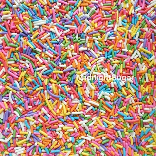 พร้อมส่ง🇹🇭 สปริงเคิล ท็อปปิ้ง น้ำตาลตกแต่งขนม Sprinkles Topping ไรซ์ ลูกปัด แฟล็ก ฟลิ้นท์ เรนโบว์ 50g/100g