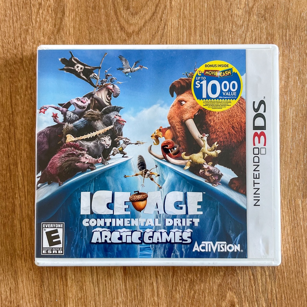 ตลับแท้ Nintendo 3DS : Ice Age: Continental Drift Arctic Games มือสอง โซน US