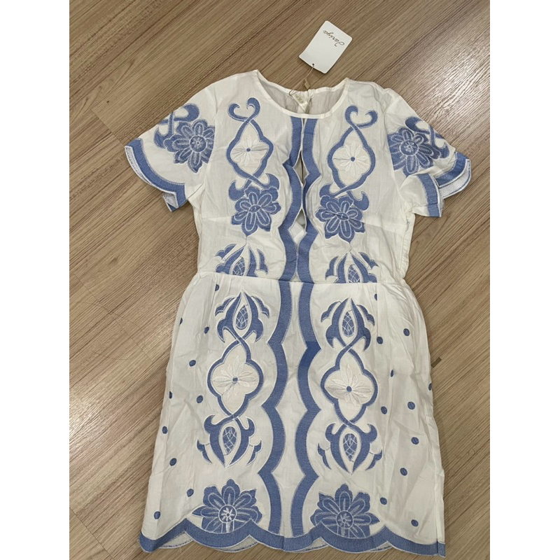 เดรส brand Jariya ใหม่ป้ายห้อย (งานปักสวยมาก)