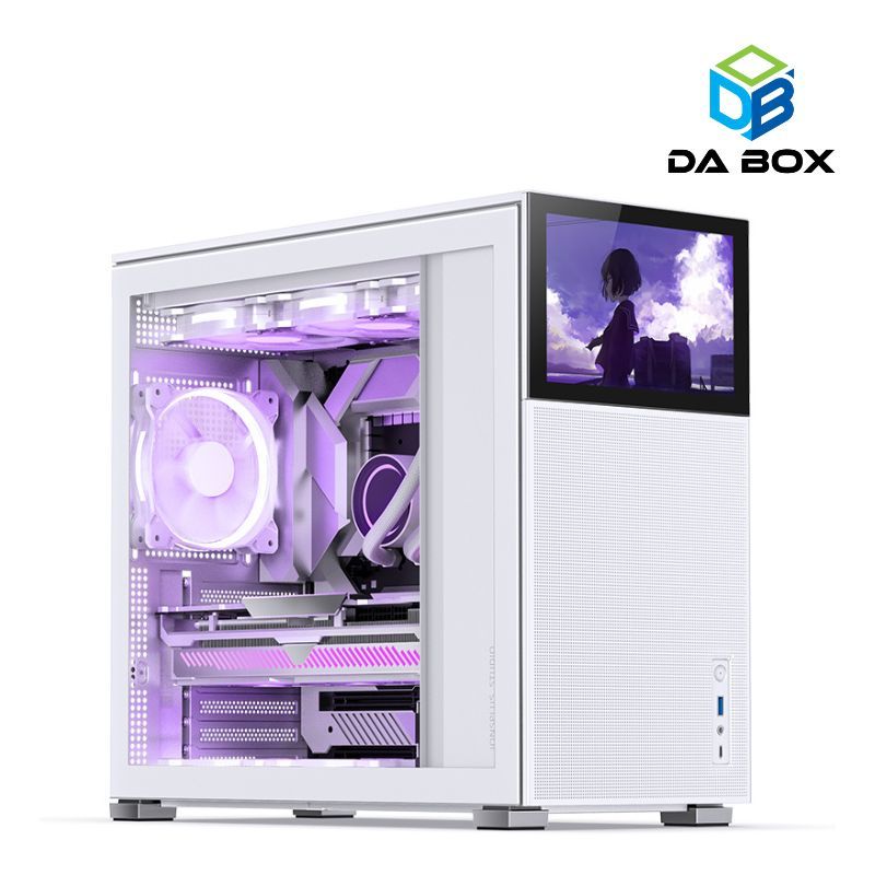 JONSBO D41 MESH SCREEN ATX White มาพร้อมพัดลมARGBติดเคส 4 ตัว