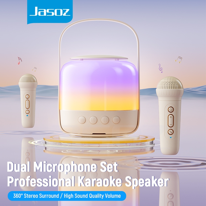 ส่งจาก กทม Jasoz ลำโพงบลูทูธ ไมโครโฟนคู่ บลูทูธเวอร์ชั่นล่าสุด 5.3 ลำโพงบลูทูธแบบพกพา Bluetooth Speaker