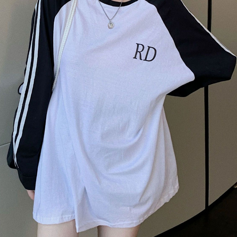 aililai1688เสื้อยืดแขนยาวลาย RD สวยๆน่ารัก มีไซส์ให้เลือก M-XXL เนื้อผ้าดีใส่สบายระบายไม่ยับจ้า