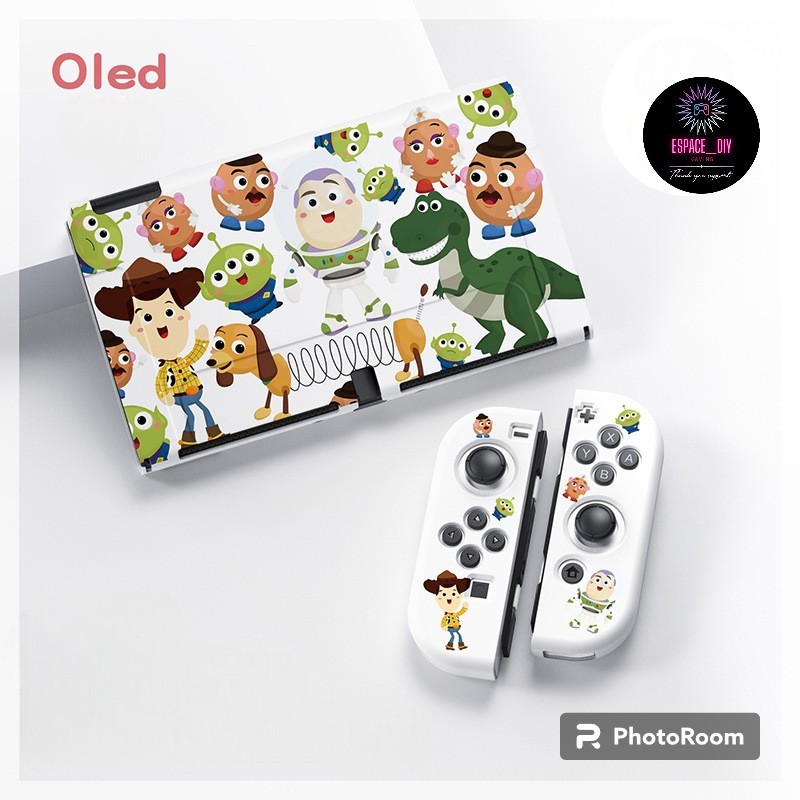 เคส Nintendo Switch OLED TPU/PC พิมพ์ลายคมชัด ไม่ย้วย For Nintendo Switch OLED