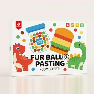Pinwheel Fur Ball Pasting วาดรูปด้วยนุ่น