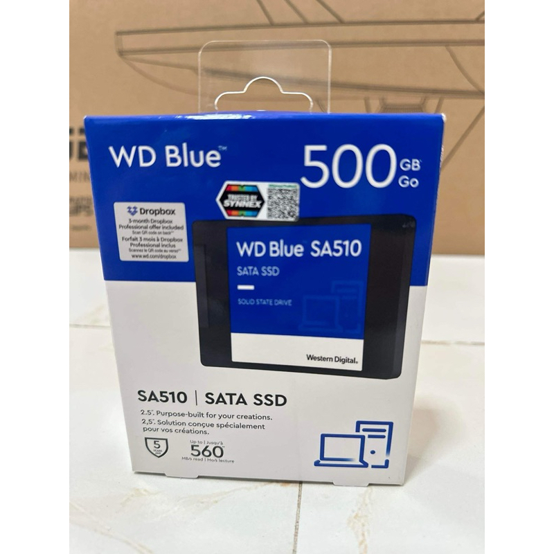 500 GB SSD WD BLUE SA510 - 2.5" SATA3