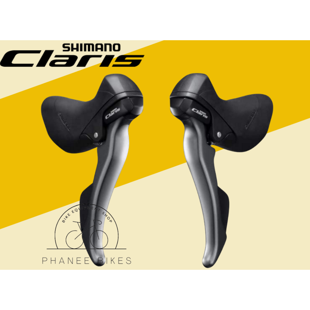 Shimano Shifter มือเกียร์ หมอบ CLARIS รุ่น ST-R2000, R/L, 2X8 Speed