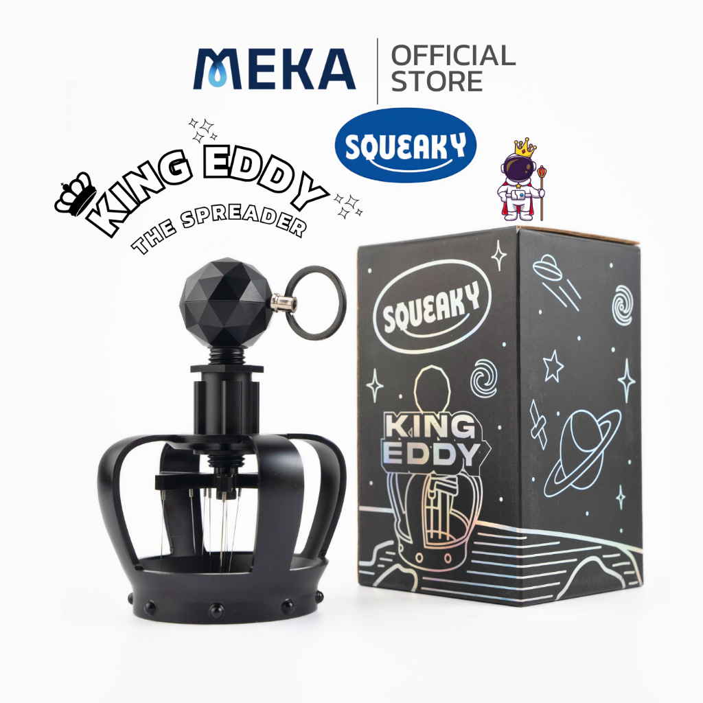 KING EDDY THE SPREADER อุปกรณ์เกลี่ยหน้ากาแฟ ใช้กับด้ามชงกาแฟ ก้านชงกาแฟ 58mm. ได้ทุกรุ่น By Squeaky