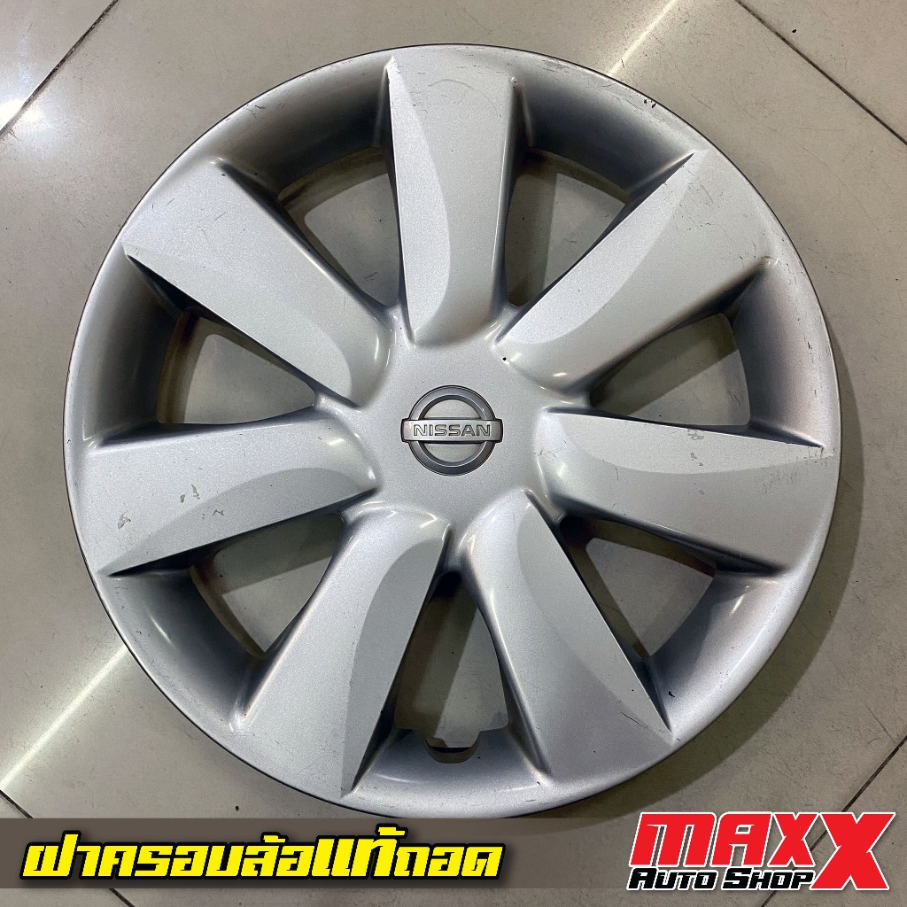 ฝาครอบล้อ ฝาครอบกระทะล้อแท้ถอด ขอบ 14" NISSAN ALMERA MARCH 2011 สีบรอนซ์ (ราคาต่อฝา) CP0378 (9)