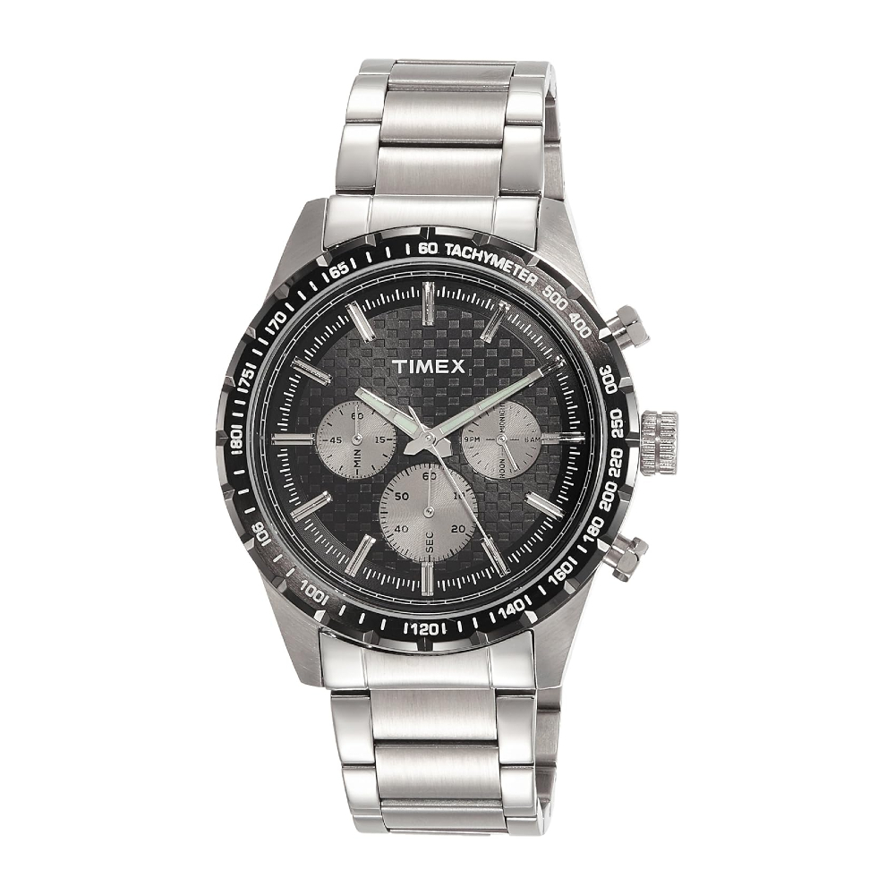 TIMEX TWEG15609 Analog Black Dial Men's Watch 44mm