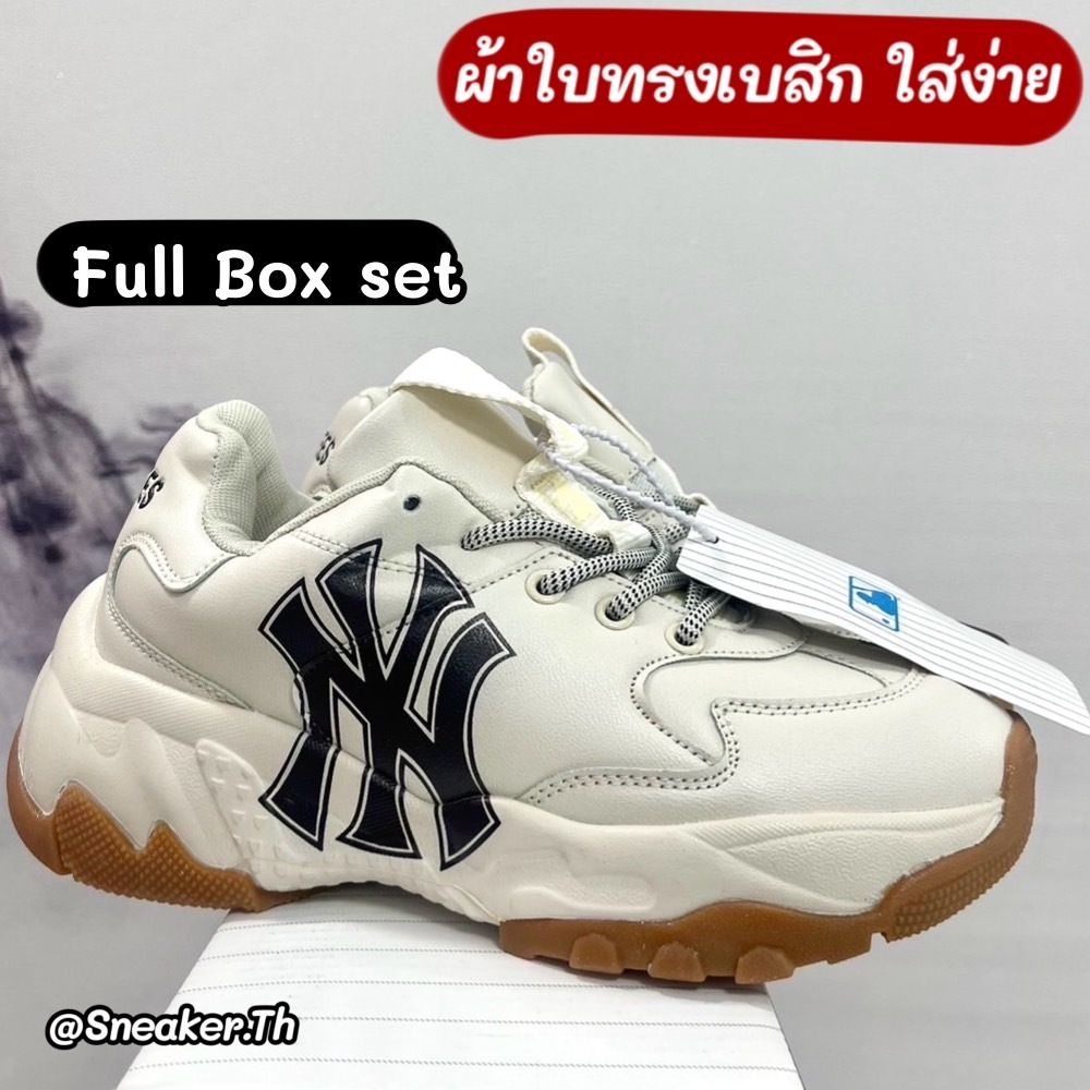 MLB Bigball NY LA รองเท้าผ้าใบ มาแรง Sz.36-42 Eu พร้อมกล่องครบเซท ราคาพิเศษ 99B106