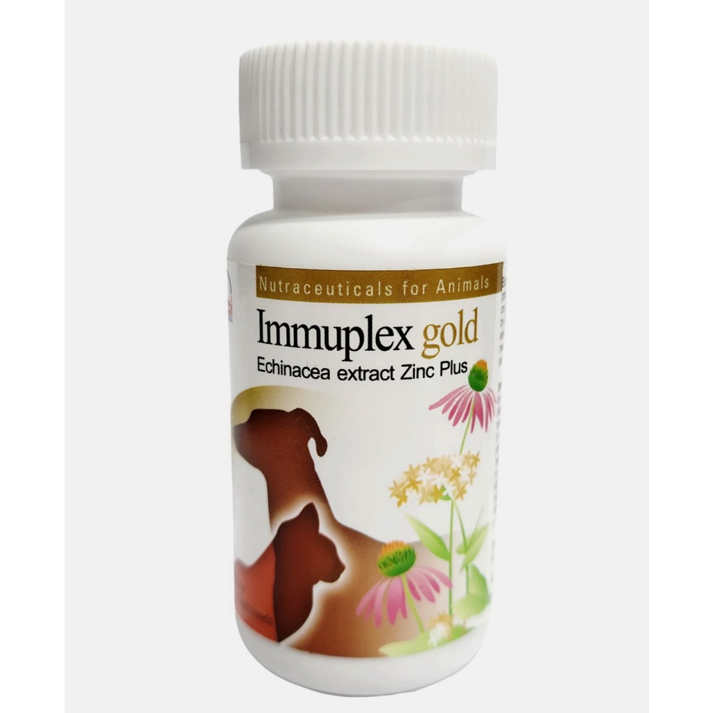 Immuplex Gold เสริมภูมิต้านทาน สุนัข แมว หมดอายุ 05/2028