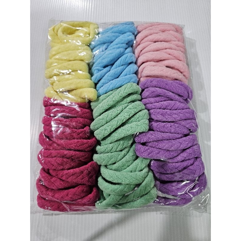 100วงยางรัดผมสีดำสไตล์เกาหลีมาเพิ่มแบบ