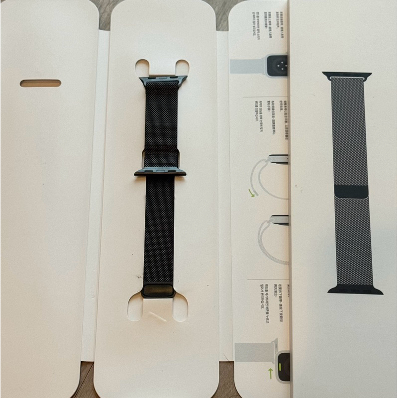 Graphite Stainless Steel Milanese Loop 40,41MM
